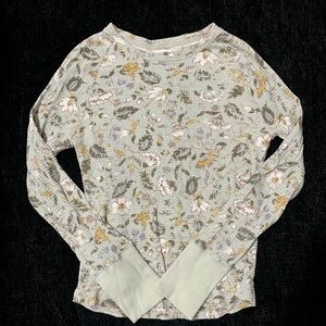 Knox Rose Textured Floral Top in Soft Pastels